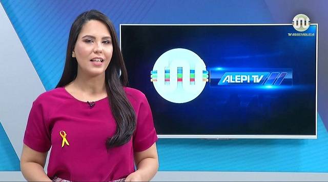 Jornalismo: programa Alepi TV 1ª edição, com Juliana Arêa Leão